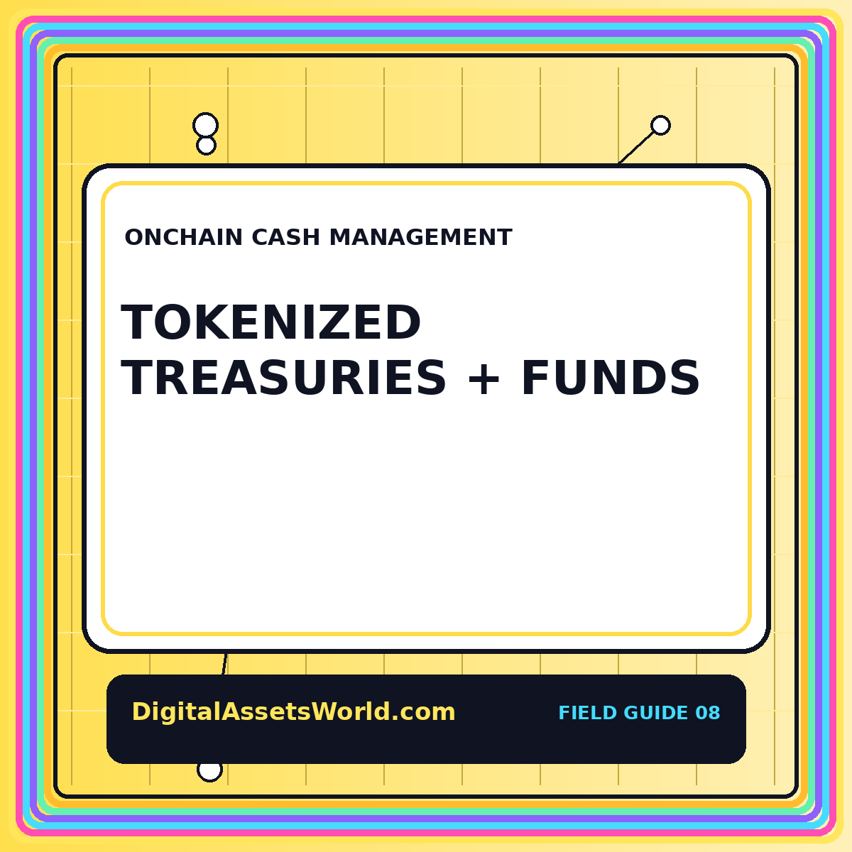 Tokenized Treasuries and Funds featured typography card